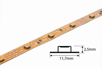 Flex Tape | 12V | 60 LED/m 3528 | 5 meter | IP20 | Wit Licht